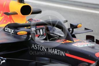 World © Octane Photographic Ltd. Formula 1 – Winter Test 2. Aston Martin Red Bull Racing TAG Heuer RB14 – Max Verstappen. Circuit de Barcelona-Catalunya, Spain. Thursday 8th March 2018.