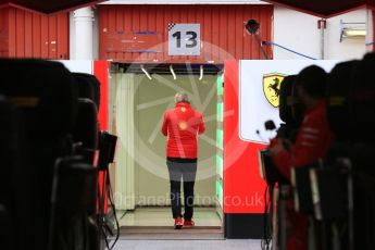 World © Octane Photographic Ltd. Formula 1 – Winter Test 2. Scuderia Ferrari Team Principal – Maurizio Arrivabene. Circuit de Barcelona-Catalunya, Spain. Thursday 8th March 2018.