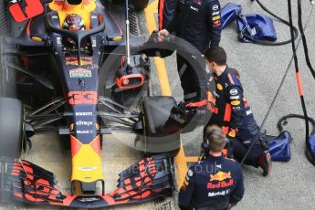 World © Octane Photographic Ltd. Formula 1 – Winter Test 2. Aston Martin Red Bull Racing TAG Heuer RB14 – Max Verstappen. Circuit de Barcelona-Catalunya, Spain. Thursday 8th March 2018.