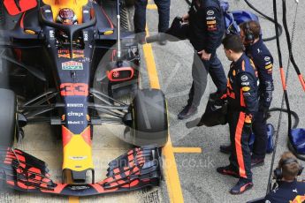 World © Octane Photographic Ltd. Formula 1 – Winter Test 2. Aston Martin Red Bull Racing TAG Heuer RB14 – Max Verstappen. Circuit de Barcelona-Catalunya, Spain. Thursday 8th March 2018.