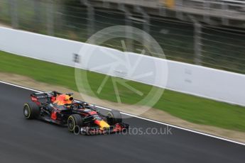 World © Octane Photographic Ltd. Formula 1 – Winter Test 2. Aston Martin Red Bull Racing TAG Heuer RB14 – Max Verstappen. Circuit de Barcelona-Catalunya, Spain. Thursday 8th March 2018.