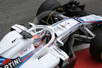 World © Octane Photographic Ltd. Formula 1 – Winter Test 2. Williams Martini Racing FW41 – Robert Kubica. Circuit de Barcelona-Catalunya, Spain. Thursday 8th March 2018.