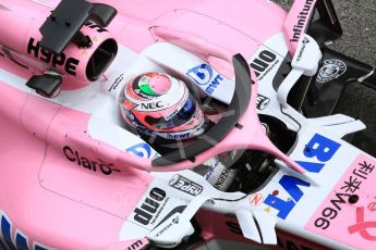 World © Octane Photographic Ltd. Formula 1 – Winter Test 2. Sahara Force India VJM11 - Sergio Perez. Circuit de Barcelona-Catalunya, Spain. Thursday 8th March 2018.