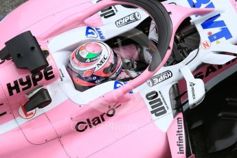 World © Octane Photographic Ltd. Formula 1 – Winter Test 2. Sahara Force India VJM11 - Sergio Perez. Circuit de Barcelona-Catalunya, Spain. Thursday 8th March 2018.