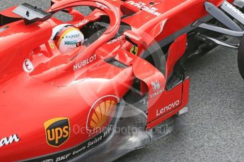 World © Octane Photographic Ltd. Formula 1 – Winter Test 2. Scuderia Ferrari SF71-H – Sebastian Vettel. Circuit de Barcelona-Catalunya, Spain. Thursday 8th March 2018.