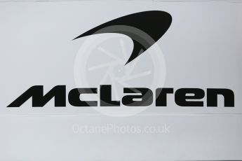 World © Octane Photographic Ltd. Formula 1 – Winter Test 2. McLaren logo. Circuit de Barcelona-Catalunya, Spain. Thursday 8th March 2018.