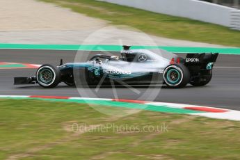 World © Octane Photographic Ltd. Formula 1 – Winter Test 2. Mercedes AMG Petronas Motorsport AMG F1 W09 EQ Power+ - Lewis Hamilton. Circuit de Barcelona-Catalunya, Spain. Thursday 8th March 2018.