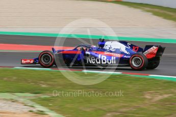 World © Octane Photographic Ltd. Formula 1 – Winter Test 2. Scuderia Toro Rosso STR13 – Pierre Gasly. Circuit de Barcelona-Catalunya, Spain. Thursday 8th March 2018.