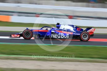 World © Octane Photographic Ltd. Formula 1 – Winter Test 2. Scuderia Toro Rosso STR13 – Pierre Gasly. Circuit de Barcelona-Catalunya, Spain. Thursday 8th March 2018.