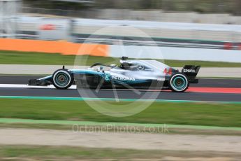 World © Octane Photographic Ltd. Formula 1 – Winter Test 2. Mercedes AMG Petronas Motorsport AMG F1 W09 EQ Power+ - Lewis Hamilton. Circuit de Barcelona-Catalunya, Spain. Thursday 8th March 2018.