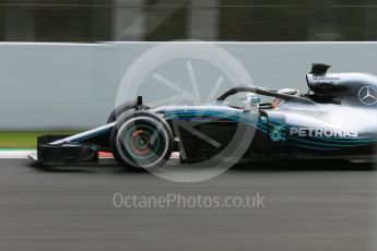 World © Octane Photographic Ltd. Formula 1 – Winter Test 2. Mercedes AMG Petronas Motorsport AMG F1 W09 EQ Power+ - Lewis Hamilton. Circuit de Barcelona-Catalunya, Spain. Thursday 8th March 2018.