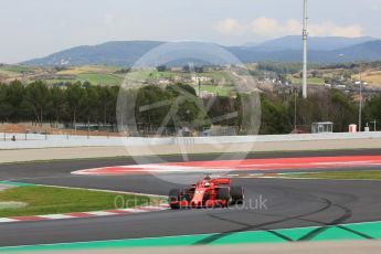 World © Octane Photographic Ltd. Formula 1 – Winter Test 2. Scuderia Ferrari SF71-H – Sebastian Vettel. Circuit de Barcelona-Catalunya, Spain. Thursday 8th March 2018.