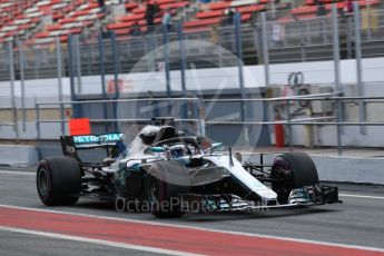 World © Octane Photographic Ltd. Formula 1 – Winter Test 2. Mercedes AMG Petronas Motorsport AMG F1 W09 EQ Power+ - Valtteri Bottas. Circuit de Barcelona-Catalunya, Spain. Thursday 8th March 2018.