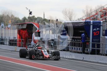 World © Octane Photographic Ltd. Formula 1 – Winter Test 2. Haas F1 Team VF-18 – Kevin Magnussen. Circuit de Barcelona-Catalunya, Spain. Thursday 8th March 2018.