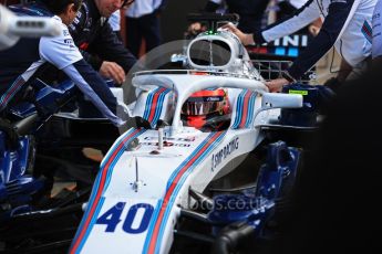 World © Octane Photographic Ltd. Formula 1 – Winter Test 2. Williams Martini Racing FW41 – Robert Kubica. Circuit de Barcelona-Catalunya, Spain. Thursday 8th March 2018.