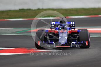 World © Octane Photographic Ltd. Formula 1 – Winter Test 2. Scuderia Toro Rosso STR13 – Pierre Gasly. Circuit de Barcelona-Catalunya, Spain. Thursday 8th March 2018.