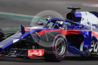 World © Octane Photographic Ltd. Formula 1 – Winter Test 2. Scuderia Toro Rosso STR13 – Pierre Gasly. Circuit de Barcelona-Catalunya, Spain. Thursday 8th March 2018.