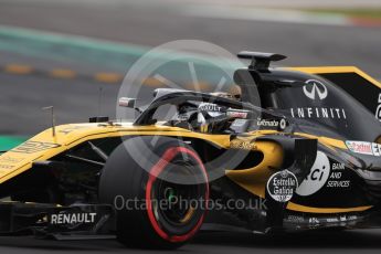 World © Octane Photographic Ltd. Formula 1 – Winter Test 2. Renault Sport F1 Team RS18 – Nico Hulkenberg. Circuit de Barcelona-Catalunya, Spain. Thursday 8th March 2018.