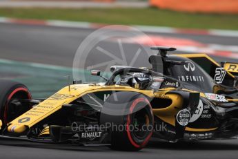 World © Octane Photographic Ltd. Formula 1 – Winter Test 2. Renault Sport F1 Team RS18 – Nico Hulkenberg. Circuit de Barcelona-Catalunya, Spain. Thursday 8th March 2018.