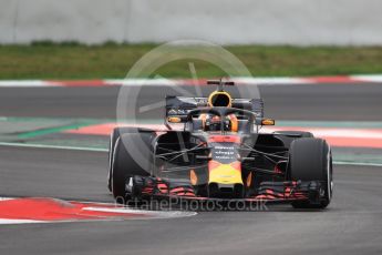 World © Octane Photographic Ltd. Formula 1 – Winter Test 2. Aston Martin Red Bull Racing TAG Heuer RB14 – Max Verstappen. Circuit de Barcelona-Catalunya, Spain. Thursday 8th March 2018.