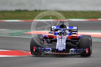 World © Octane Photographic Ltd. Formula 1 – Winter Test 2. Scuderia Toro Rosso STR13 – Pierre Gasly. Circuit de Barcelona-Catalunya, Spain. Thursday 8th March 2018.