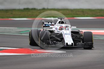 World © Octane Photographic Ltd. Formula 1 – Winter Test 2. Williams Martini Racing FW41 – Robert Kubica. Circuit de Barcelona-Catalunya, Spain. Thursday 8th March 2018.