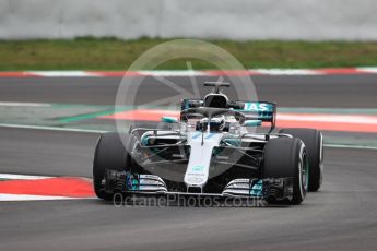 World © Octane Photographic Ltd. Formula 1 – Winter Test 2. Mercedes AMG Petronas Motorsport AMG F1 W09 EQ Power+ - Valtteri Bottas. Circuit de Barcelona-Catalunya, Spain. Thursday 8th March 2018.