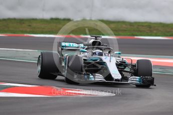 World © Octane Photographic Ltd. Formula 1 – Winter Test 2. Mercedes AMG Petronas Motorsport AMG F1 W09 EQ Power+ - Valtteri Bottas. Circuit de Barcelona-Catalunya, Spain. Thursday 8th March 2018.