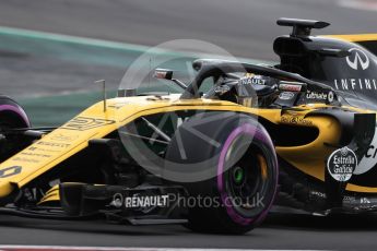 World © Octane Photographic Ltd. Formula 1 – Winter Test 2. Renault Sport F1 Team RS18 – Nico Hulkenberg. Circuit de Barcelona-Catalunya, Spain. Thursday 8th March 2018.