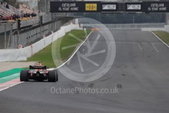 World © Octane Photographic Ltd. Formula 1 – Winter Test 2. Aston Martin Red Bull Racing TAG Heuer RB14 – Max Verstappen. Circuit de Barcelona-Catalunya, Spain. Thursday 8th March 2018.