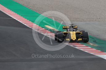 World © Octane Photographic Ltd. Formula 1 – Winter Test 2. Renault Sport F1 Team RS18 – Nico Hulkenberg. Circuit de Barcelona-Catalunya, Spain. Thursday 8th March 2018.