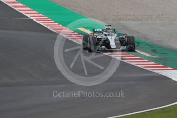 World © Octane Photographic Ltd. Formula 1 – Winter Test 2. Mercedes AMG Petronas Motorsport AMG F1 W09 EQ Power+ - Valtteri Bottas. Circuit de Barcelona-Catalunya, Spain. Thursday 8th March 2018.