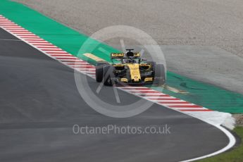 World © Octane Photographic Ltd. Formula 1 – Winter Test 2. Renault Sport F1 Team RS18 – Nico Hulkenberg. Circuit de Barcelona-Catalunya, Spain. Thursday 8th March 2018.