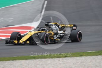 World © Octane Photographic Ltd. Formula 1 – Winter Test 2. Renault Sport F1 Team RS18 – Nico Hulkenberg. Circuit de Barcelona-Catalunya, Spain. Thursday 8th March 2018.