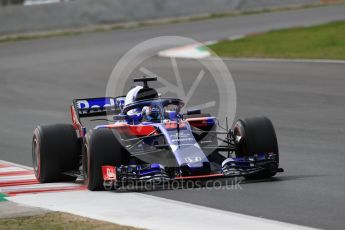 World © Octane Photographic Ltd. Formula 1 – Winter Test 2. Scuderia Toro Rosso STR13 – Pierre Gasly. Circuit de Barcelona-Catalunya, Spain. Thursday 8th March 2018.