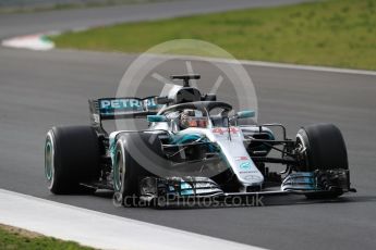 World © Octane Photographic Ltd. Formula 1 – Winter Test 2. Mercedes AMG Petronas Motorsport AMG F1 W09 EQ Power+ - Lewis Hamilton. Circuit de Barcelona-Catalunya, Spain. Thursday 8th March 2018.