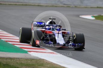 World © Octane Photographic Ltd. Formula 1 – Winter Test 2. Scuderia Toro Rosso STR13 – Pierre Gasly. Circuit de Barcelona-Catalunya, Spain. Thursday 8th March 2018.