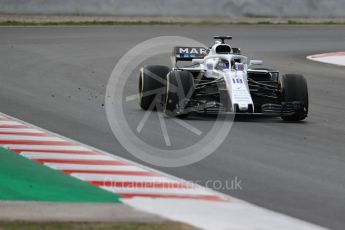 World © Octane Photographic Ltd. Formula 1 – Winter Test 2. Williams Martini Racing FW41 – Lance Stroll. Circuit de Barcelona-Catalunya, Spain. Thursday 8th March 2018.