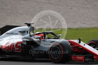 World © Octane Photographic Ltd. Formula 1 – Winter Test 2. Haas F1 Team VF-18 – Kevin Magnussen. Circuit de Barcelona-Catalunya, Spain. Thursday 8th March 2018.