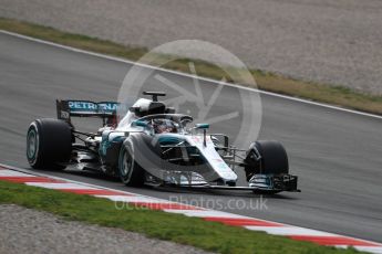 World © Octane Photographic Ltd. Formula 1 – Winter Test 2. Mercedes AMG Petronas Motorsport AMG F1 W09 EQ Power+ - Lewis Hamilton. Circuit de Barcelona-Catalunya, Spain. Thursday 8th March 2018.