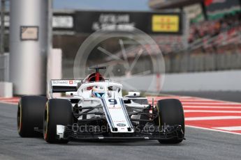 World © Octane Photographic Ltd. Formula 1 – Winter Test 2. Williams Martini Racing FW41 – Lance Stroll. Circuit de Barcelona-Catalunya, Spain. Thursday 8th March 2018.