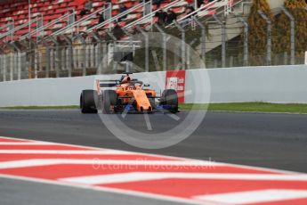 World © Octane Photographic Ltd. Formula 1 – Winter Test 2. McLaren MCL33 – Stoffel Vandoorne. Circuit de Barcelona-Catalunya, Spain. Thursday 8th March 2018.