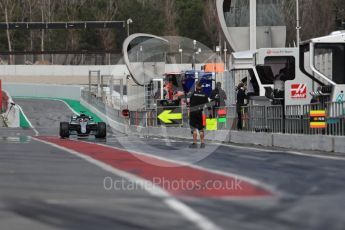 World © Octane Photographic Ltd. Formula 1 – Winter Test 2. Mercedes AMG Petronas Motorsport AMG F1 W09 EQ Power+ - Lewis Hamilton. Circuit de Barcelona-Catalunya, Spain. Thursday 8th March 2018.