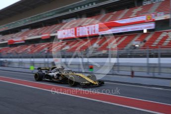 World © Octane Photographic Ltd. Formula 1 – Winter Test 2. Renault Sport F1 Team RS18 – Nico Hulkenberg. Circuit de Barcelona-Catalunya, Spain. Thursday 8th March 2018.