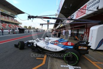 World © Octane Photographic Ltd. Formula 1 – Winter Test 2. Williams Martini Racing FW41 – Robert Kubica. Circuit de Barcelona-Catalunya, Spain. Thursday 8th March 2018.