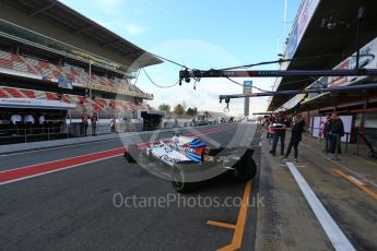 World © Octane Photographic Ltd. Formula 1 – Winter Test 2. Williams Martini Racing FW41 – Robert Kubica. Circuit de Barcelona-Catalunya, Spain. Thursday 8th March 2018.