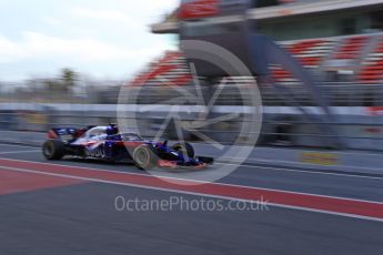 World © Octane Photographic Ltd. Formula 1 – Winter Test 2. Scuderia Toro Rosso STR13 – Pierre Gasly. Circuit de Barcelona-Catalunya, Spain. Thursday 8th March 2018.