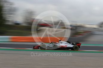 World © Octane Photographic Ltd. Formula 1 – Winter Test 2. Haas F1 Team VF-18 – Kevin Magnussen. Circuit de Barcelona-Catalunya, Spain. Thursday 8th March 2018.
