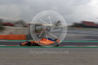 World © Octane Photographic Ltd. Formula 1 – Winter Test 2. McLaren MCL33 – Stoffel Vandoorne. Circuit de Barcelona-Catalunya, Spain. Thursday 8th March 2018.