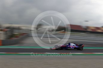 World © Octane Photographic Ltd. Formula 1 – Winter Test 2. Scuderia Toro Rosso STR13 – Pierre Gasly. Circuit de Barcelona-Catalunya, Spain. Thursday 8th March 2018.